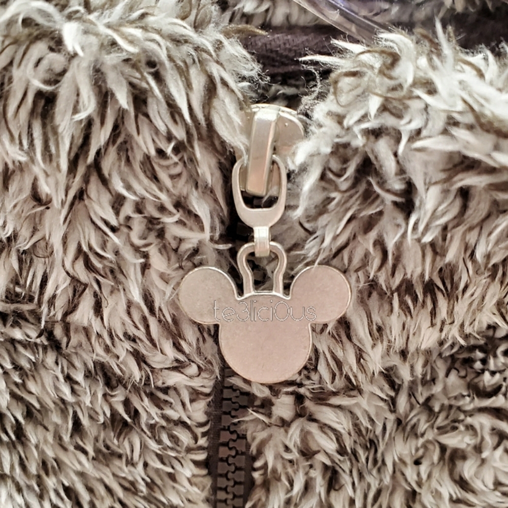 DISNEY PARKS DISNEYLAND PLUSH FLEECE JACKET - Picture 3 of 5